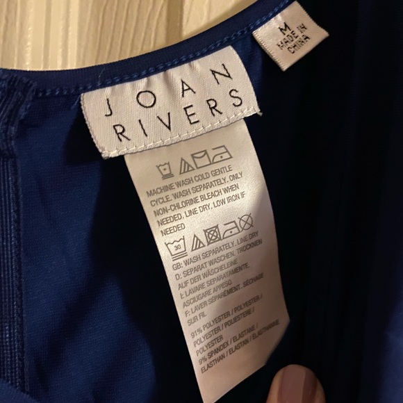 NWOT💙Joan Rivers Ruffled Sleeveless Jumpsuit - Picture 15 of 16